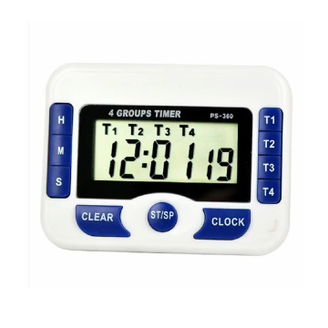 Multi-function Four Group Led Kitchen Timer Countdown  Cube